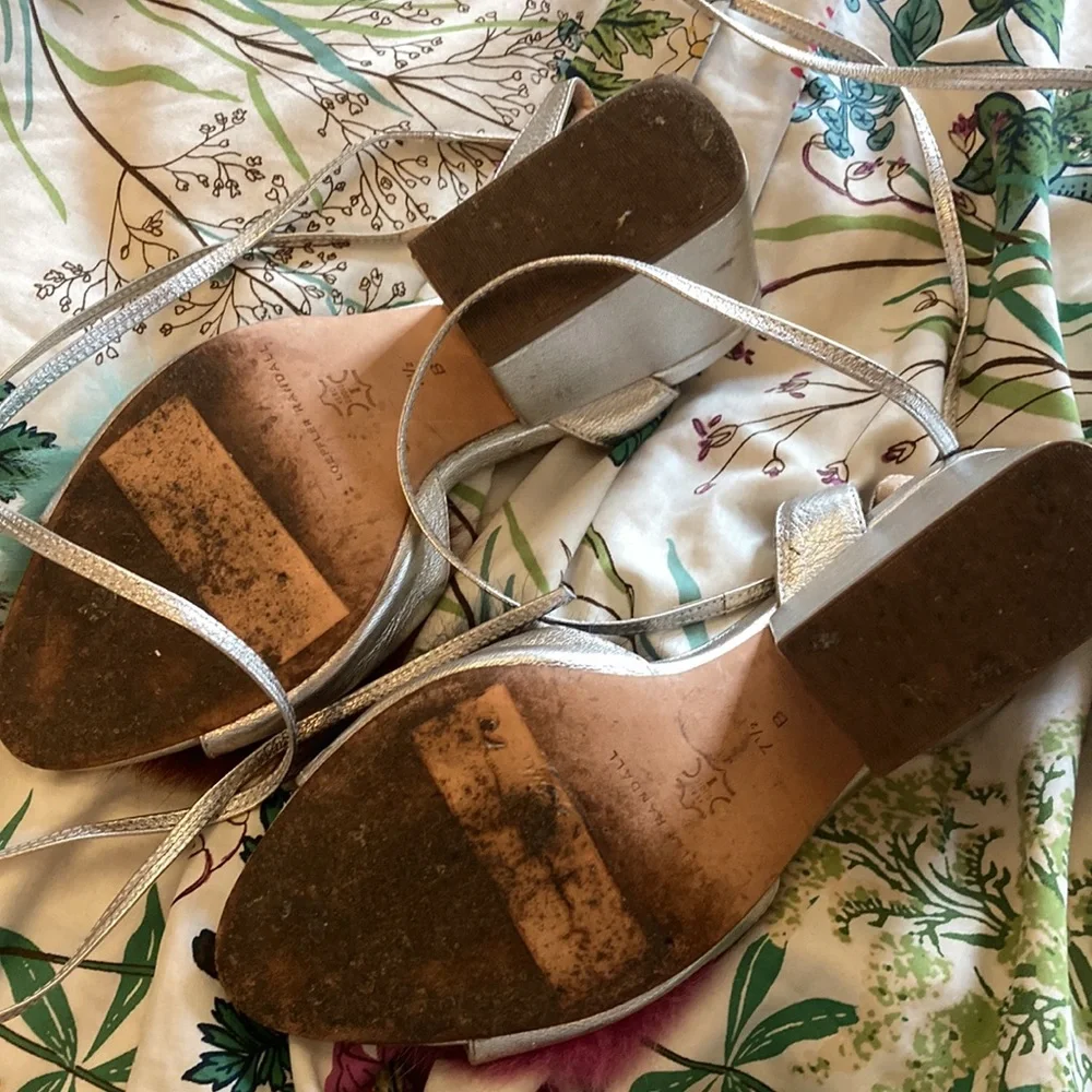 Loeffler randall fox fur pom Pom heel - Picture 5 of 5